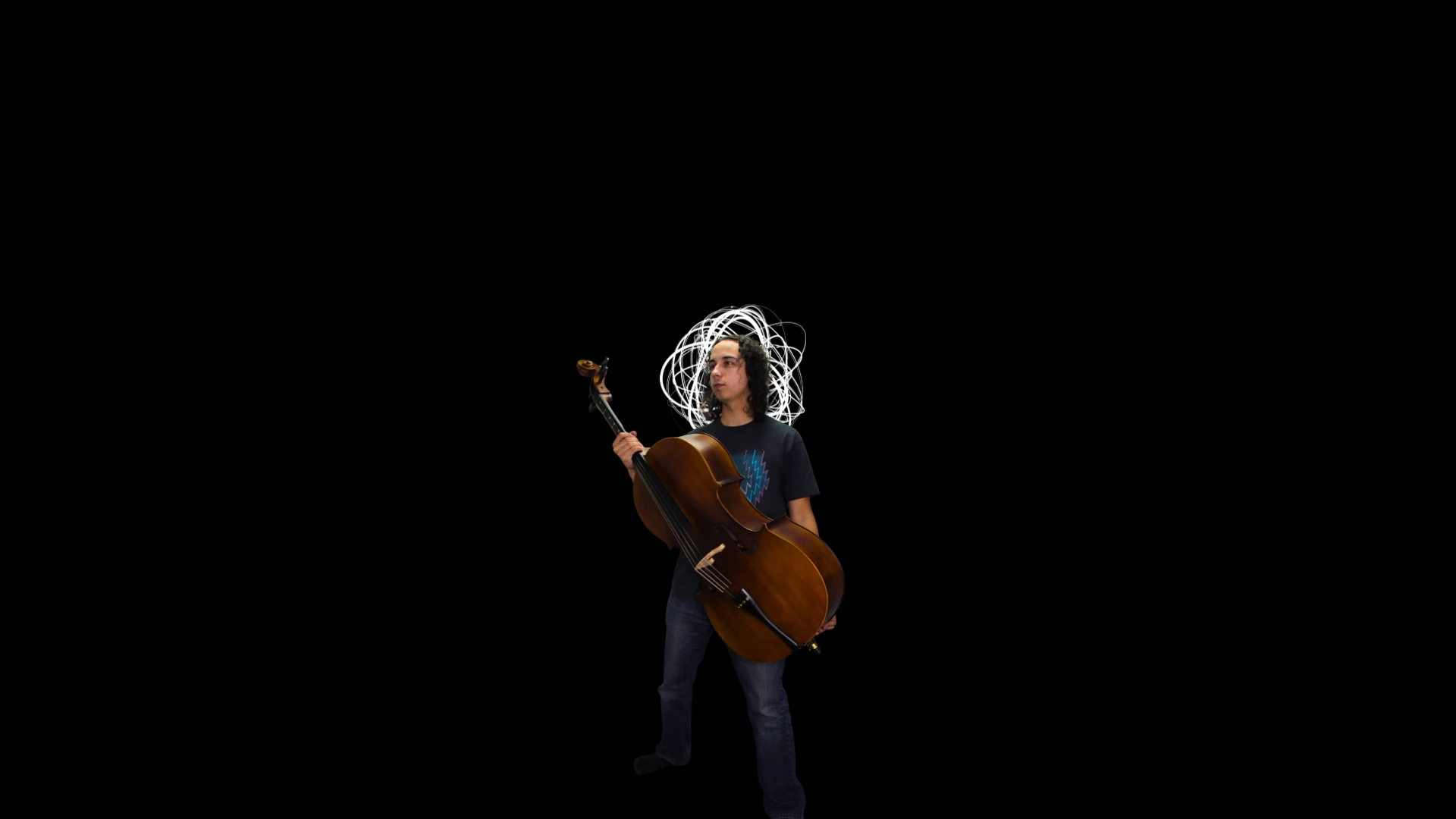 Fabian de Armas in the studio